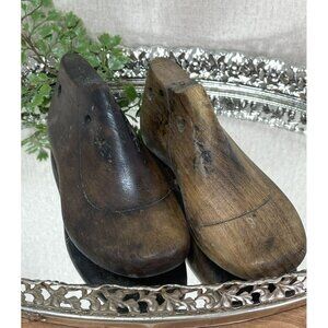 Vintage Wooden Wood Infant Childs Shoe Mold Size 6 Primitive Antique